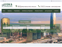Tablet Screenshot of lyonybalmaceda.cl